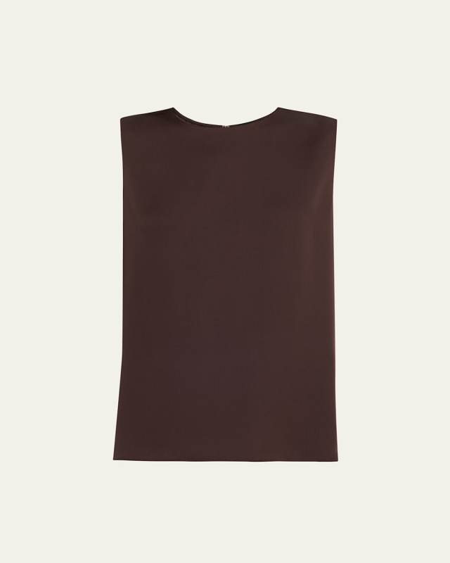 Silk Straight Shell Top